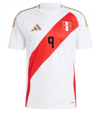 Peru Paolo Guerrero #9 Hjemmebanetrøje Copa America 2024 Kortærmet